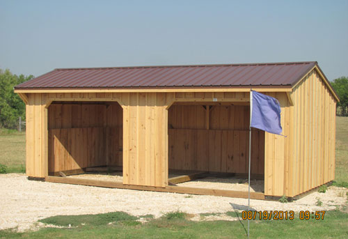 the benefits of a 12x24 run-in shed - deer creek structures