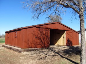 Portable Horse Aisle Barns