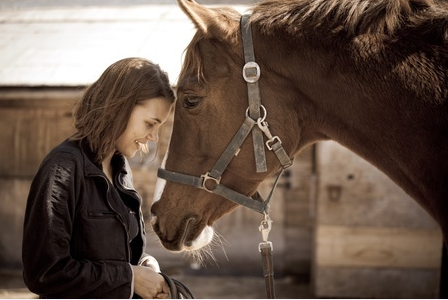 girl with horse