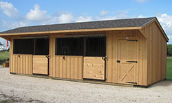 custom prefab row barns