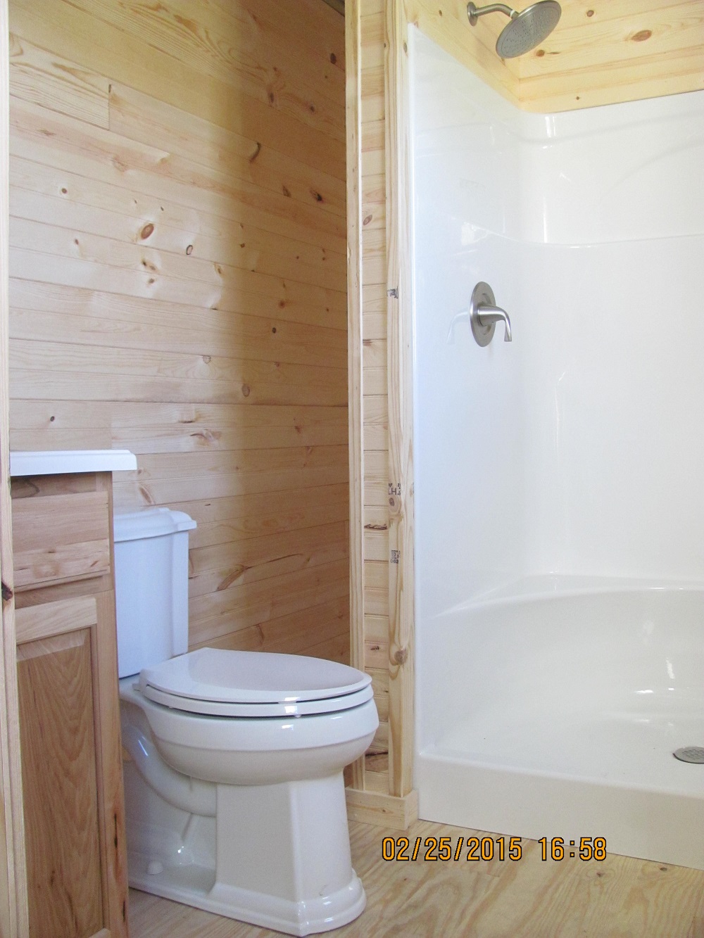 interior cabin bathroom