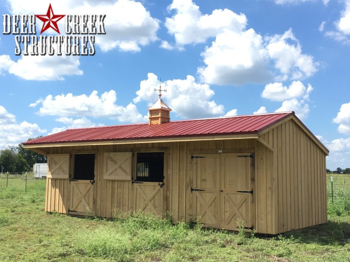 Portable Prefab Horse Barns & Livestock Structures in Texas