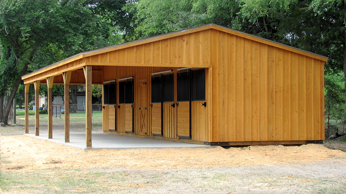 Prefab Portable Horse Barns in TX