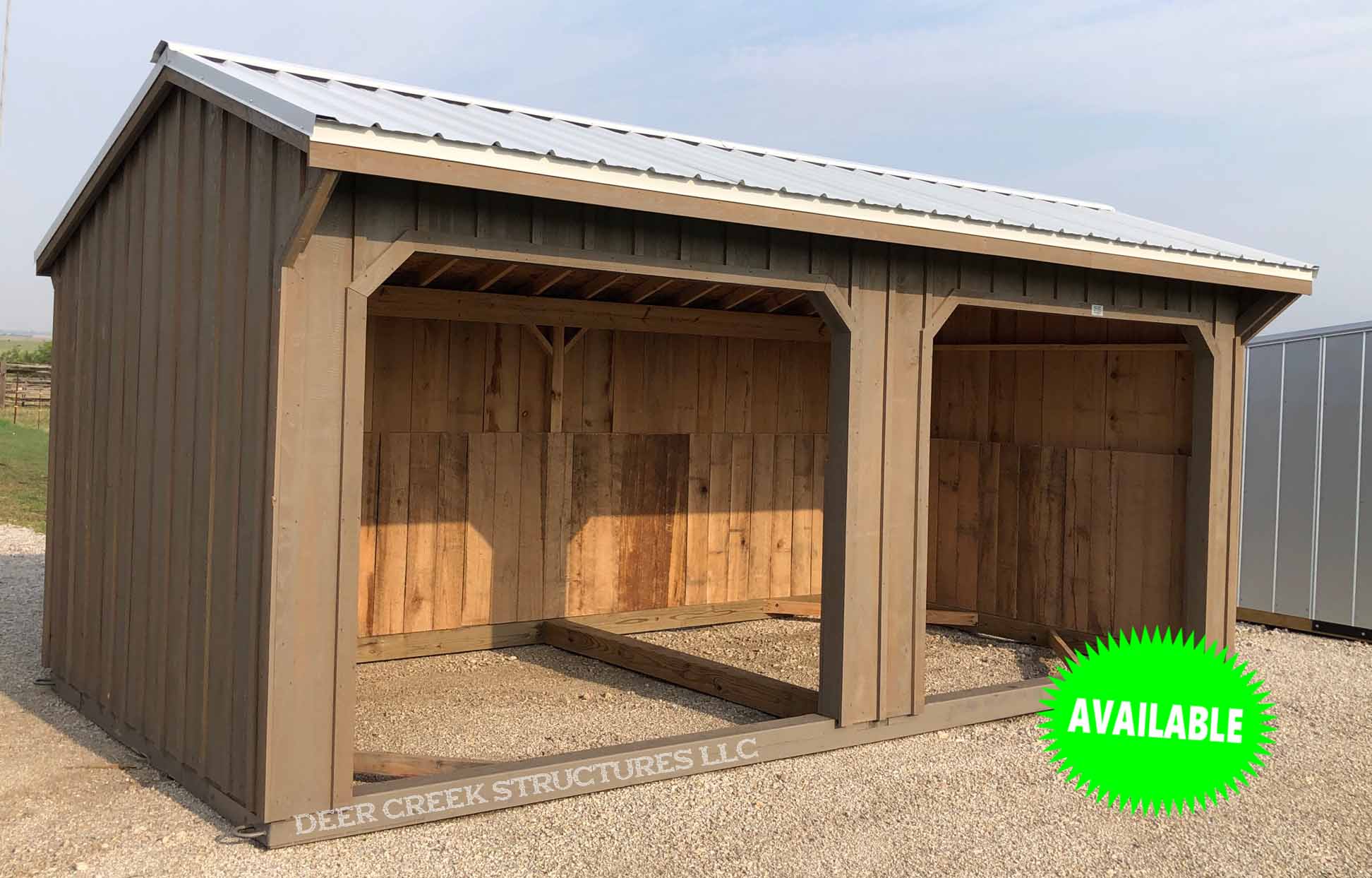 10x20 Run-in Shed
