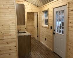 Portable Cabin Sink and Cabinets