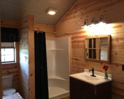 Shower in Portable Cabin