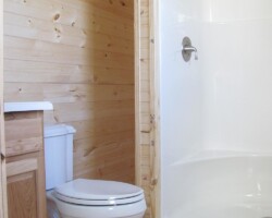 interior cabin bathroom