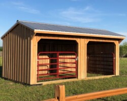 10x20 pre owned run in shed