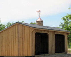 12 foot main run in shed