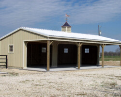 shedrow horse barn
