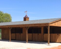 shedrow horse barn