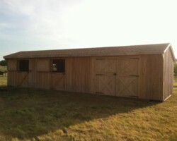 shedrow horse barn